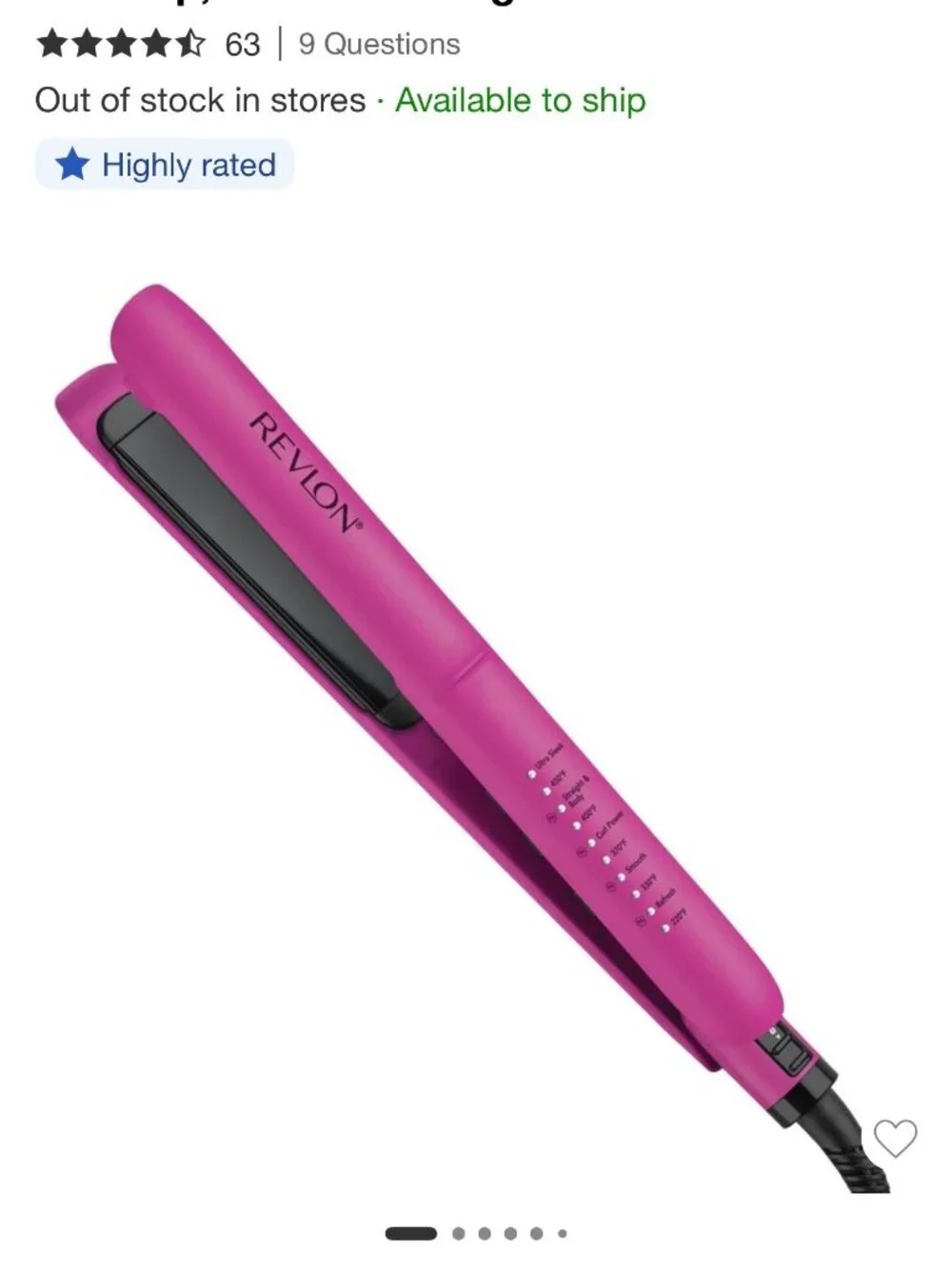 Revlon Easy Heat Precision 1